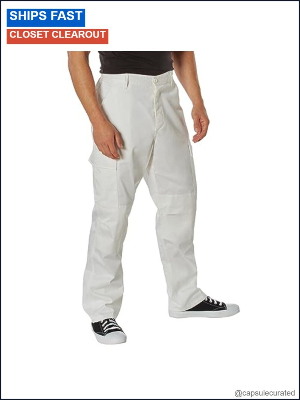 Tactical BDU Cargo Pants Cotton Polyester Blend Reinforced 6-Pocket Adjustable